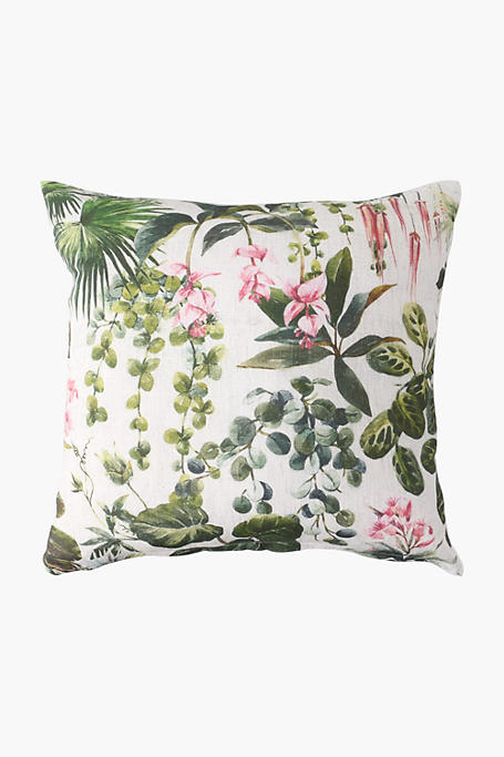 Printed Flora Scatter Cushion 50x50cm