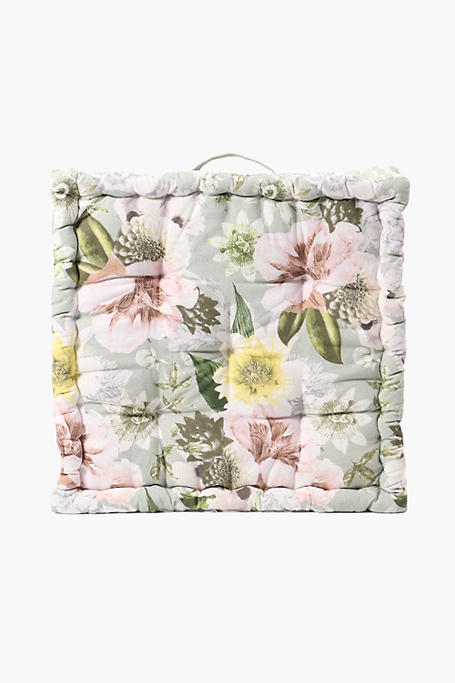 Printed Ellen Floral Mattress Cushion 50x50x10cm