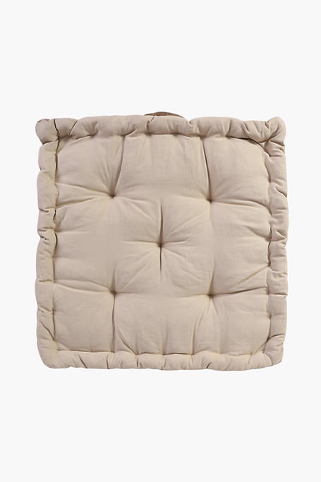 Plain Cotton Mattress Cushion 50x5x10cm