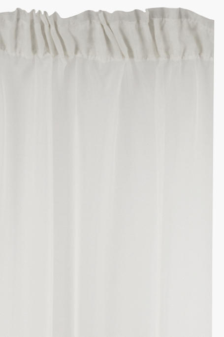 Sheer Voile Taped Curtain, 290x250cm