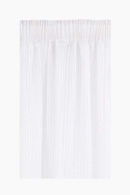 Pin Stripe Sheer Taped Curtain, 230x218cm