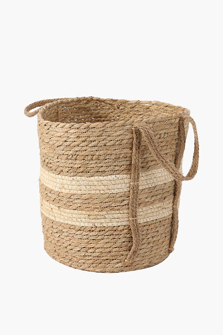 Woven Basket Planter Large
