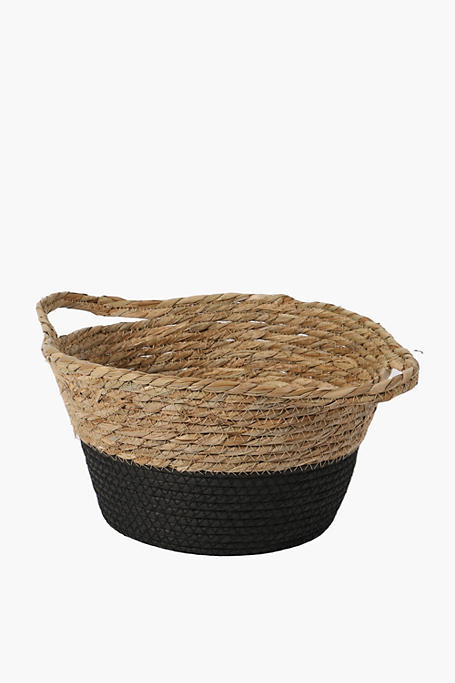 Cattail Woven Basket Large