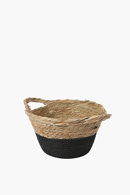 Cattail Woven Basket Small