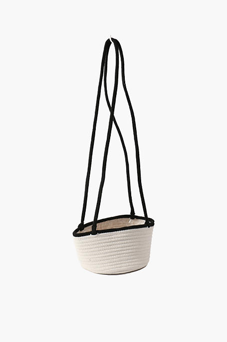 Rope Hanging Basket Planter
