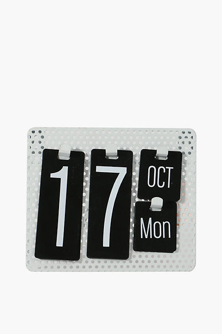Metal Mesh Calendar 20x17cm