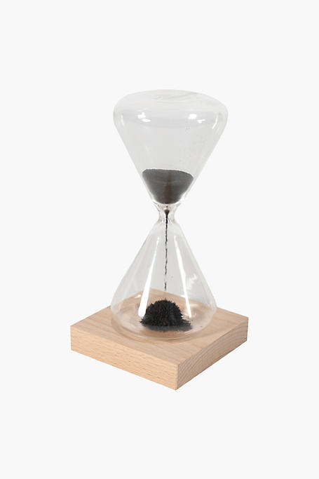 Magnetic Hourglass On Wooden Stand