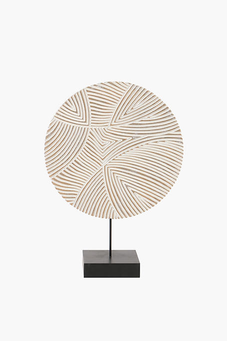 Etched Disc On Plinth