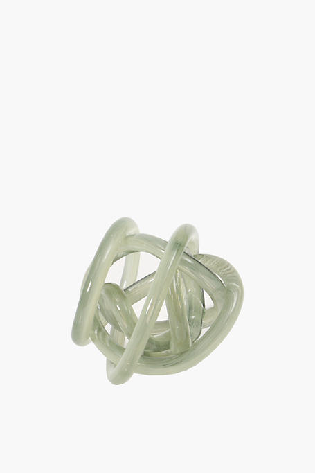 Glass Knot Paper Weight