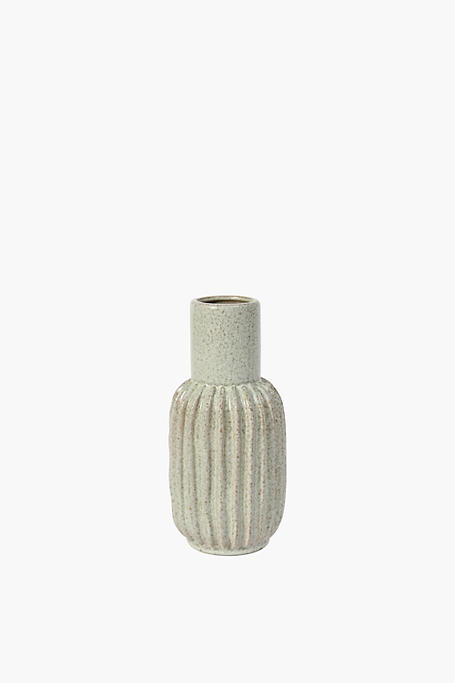 Ridge Bottle Vase Small