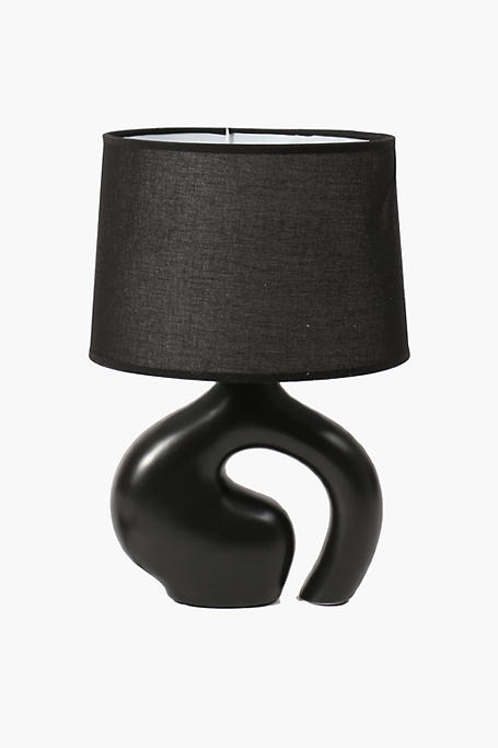 Organic Ceramic Table Lamp 28x41cm