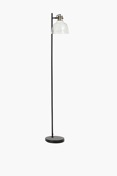 Glass Industrial Standing Lamp