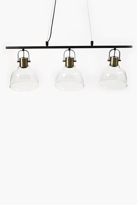 3 Dome Industrial Hanging Pendant