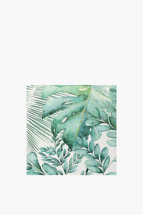 Tropical Leaf Canvas, 60x60cm