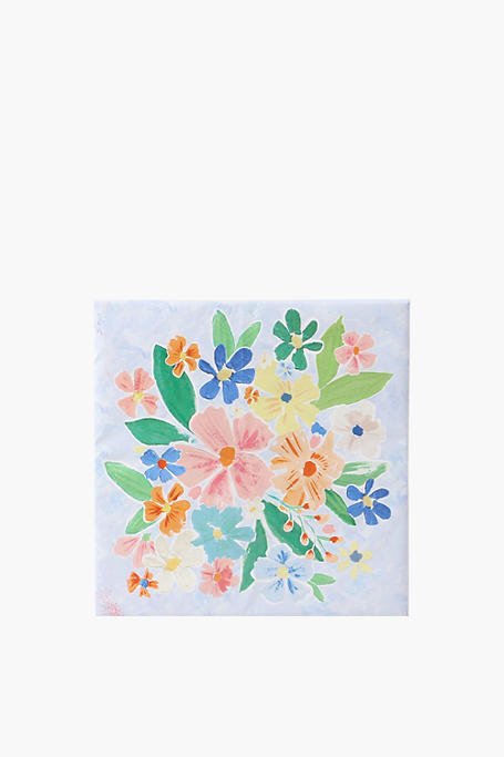 Heloise Floral Canvas, 40x40cm