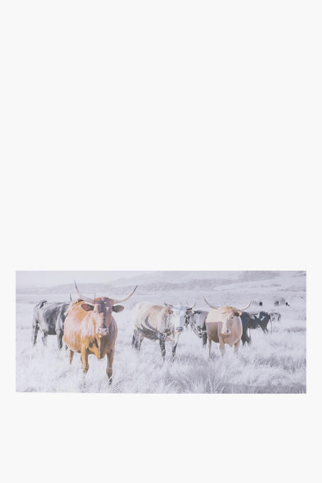 Nguni Herd Canvas 70x170cm