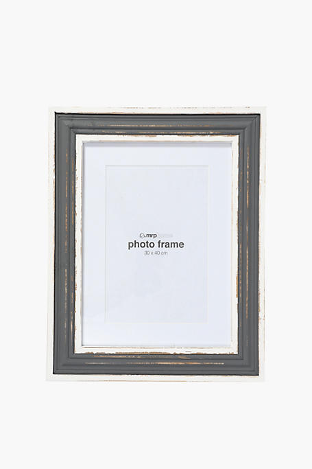 Two Tone Distressed Frame, 30x40cm