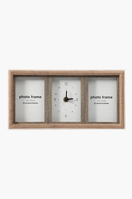 Wooden 3 Frame Clock