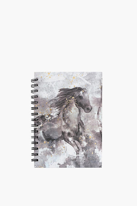 Horse Spiral Hardcover Notebook A5