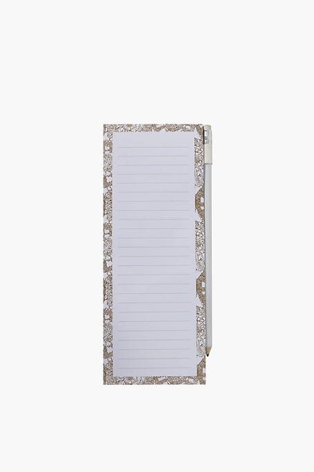 Lacewood Notepad With Pencil
