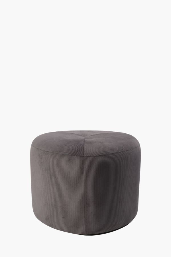 Corduroy Triangular Ottoman