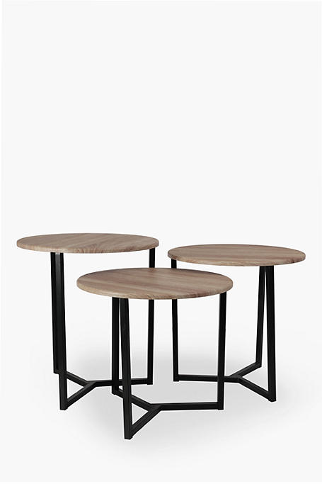 Urban Nested Round Side Tables