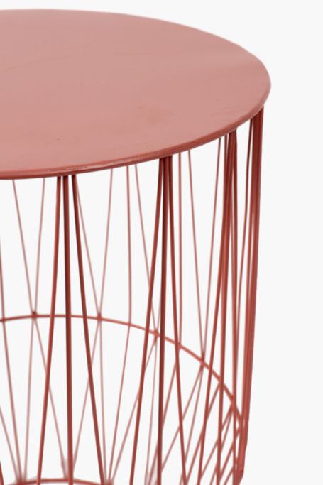 side table pink