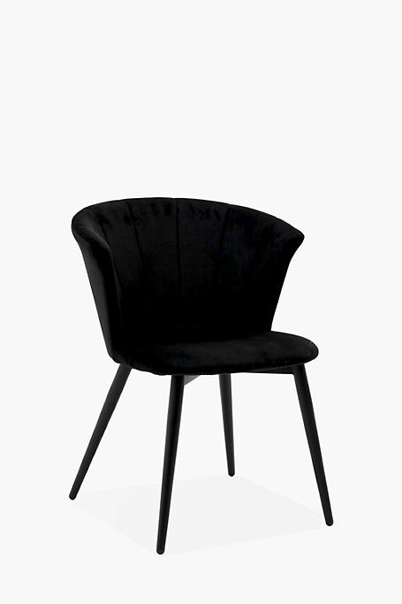 Fan Velvet Chair


