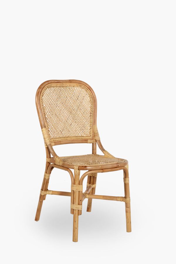 Round Back Rattan Chair