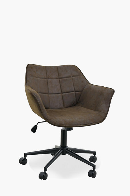 Block Quilted Office Chair