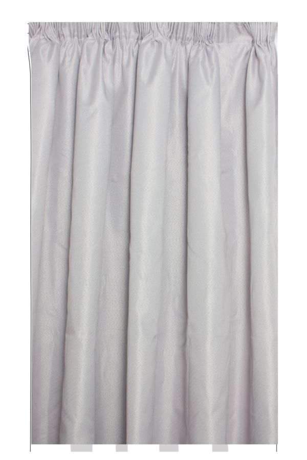 taped curtains