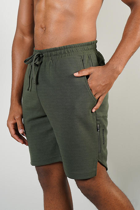 Fleece Shorts With Zip Pocket