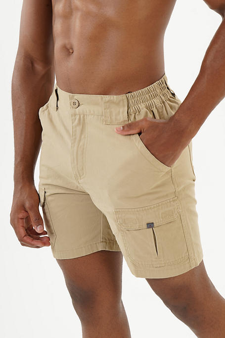 Elasticated Cotton Safari Shorts