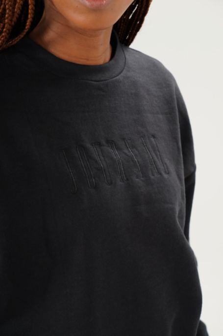 Embossed Fleece Pullover