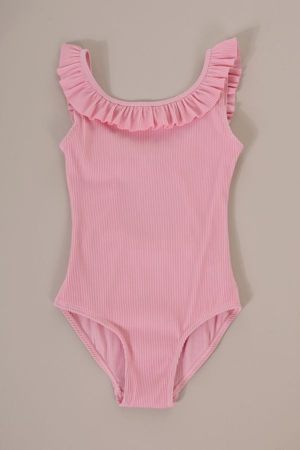 Ribbed Swimming Costume