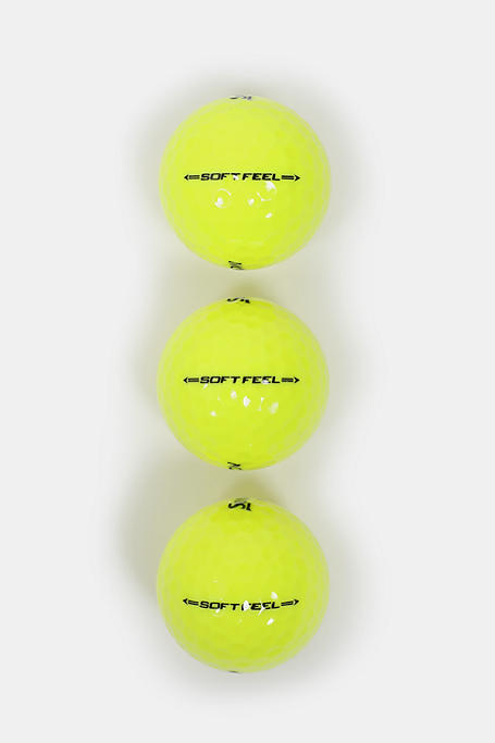 Soft Feel Golf Balls - Tour Yellow