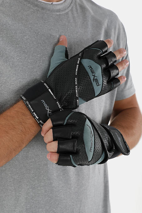 Leather Gym Gloves