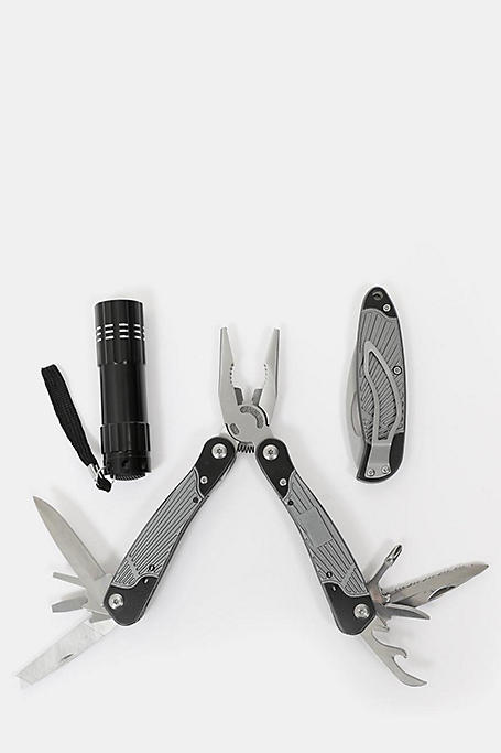 Knife, Torch + Multitool Combo