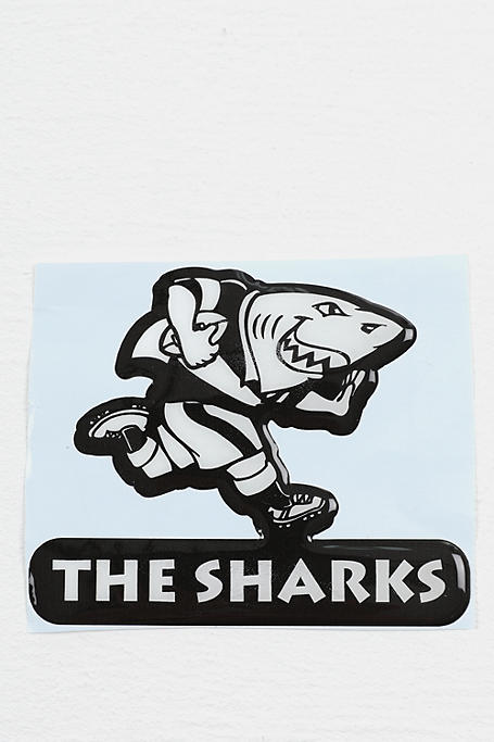 Sharks Dome Sticker- Large