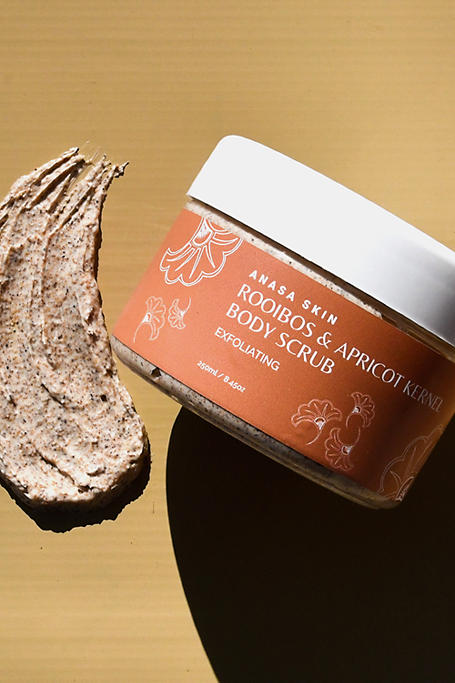 Anasa Skin Rooibos + Apricot Kernel Body Scrub 250g