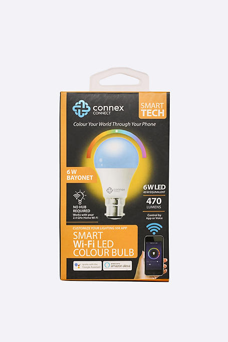 Connex Smart Wi-Fi LED RGB Bulb Pin Type