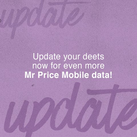 Update your Mr Price Money account details